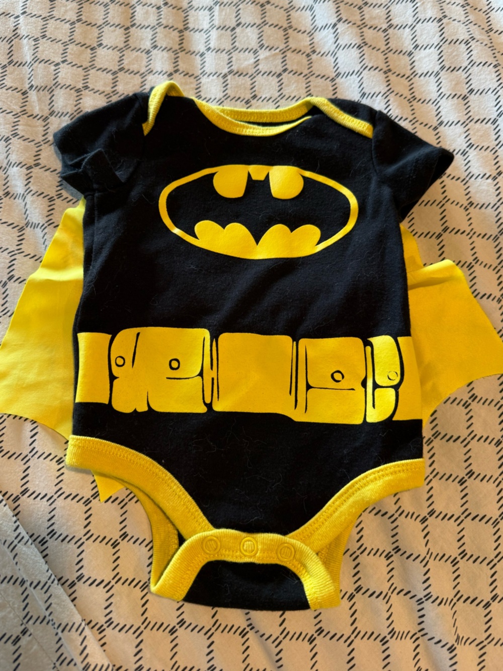 Batman Onesie With Cape